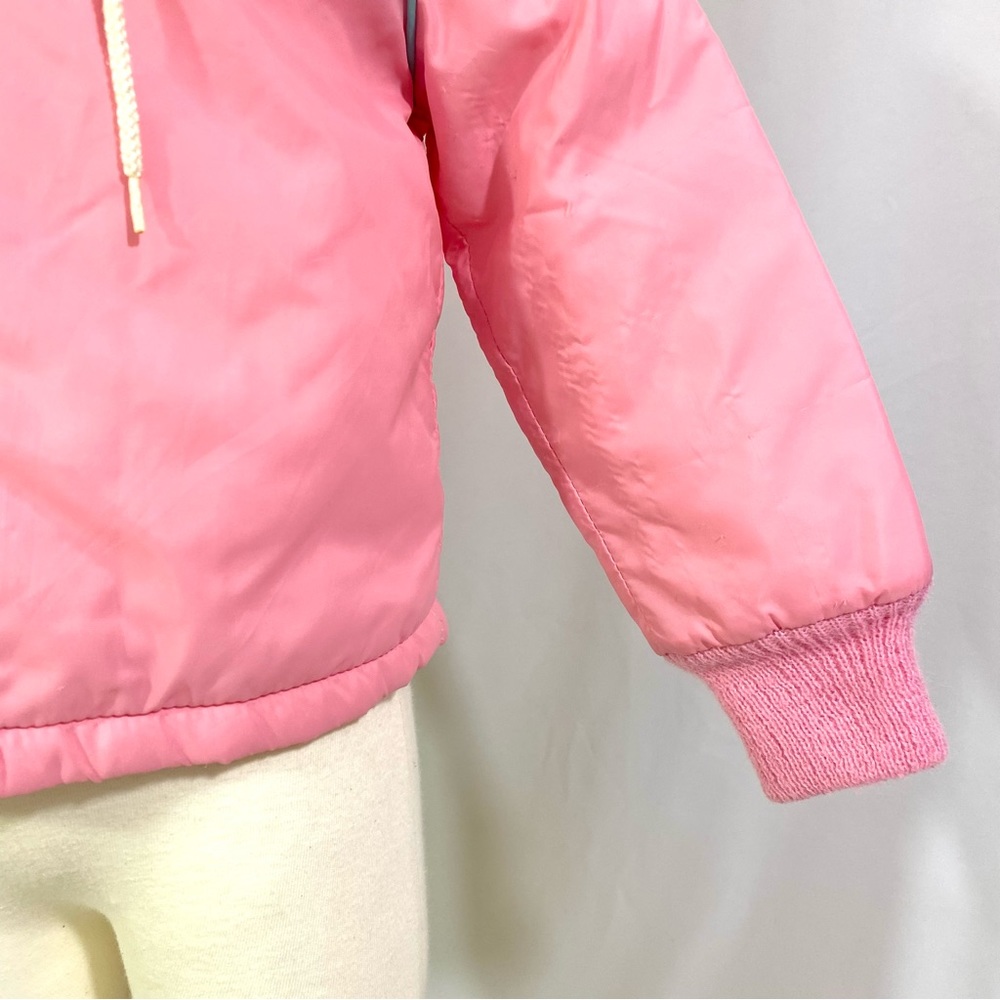 Girl’s Sears Vintage 80’s Pink Kitty Coat 3T 4T Winter Cat Jacket - Picture 6 of 10